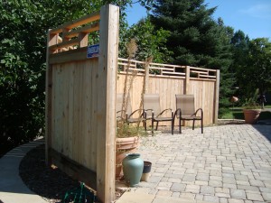 American Fence Company Omaha, Nebraska - Wood Fencing, Custom Frank Lloyd Wright 2 AFC, SD